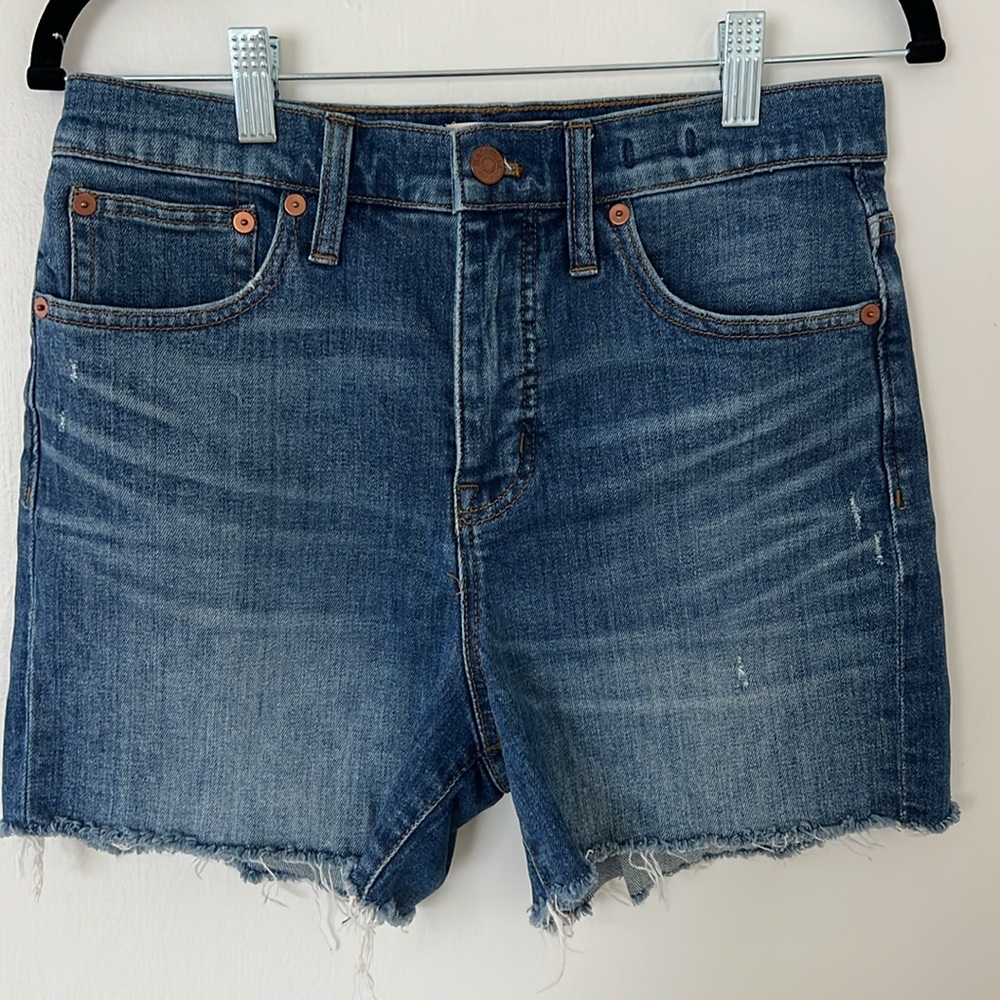 Madewell High Rise Denim Shorts Size 27